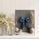 thumbnail image 2 of Qisvanset Framed Canvas Wall Art 12x16 Inch Blue Bow Coquette Girly Nursery Apartment Decor, 2 of 5
