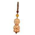 thumbnail image 3 of Llavero de Buda de madera de 3,5 pulgadas, colgante, accesorio de regalo significativo, multiusos. Estilo F, 3 of 9
