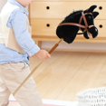 thumbnail image 6 of DOLITY Stick Horse Fun Riding Stick for 3 Years+ Boys Girls Kids black without roller, 6 of 8