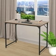 thumbnail image 4 of NiamVelo Computer Desk 40 inches Home Office Desk Modern Simple Style PC Desk with  Sturdy Metal Frame for Adults & Kids, Vintage, 4 of 8