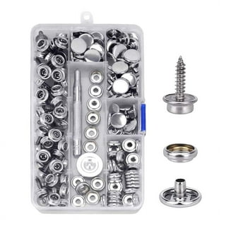 Canvas Snap Kit, Yofuly 274 Pcs Marine Grade Boat Canvas Snaps Stainless  Steel Screw Boat Carpet Snaps for Boat Cover with Punch Pliers + Material  Hole Punch + 2 Pcs Setting Tools