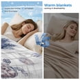 thumbnail image 2 of Vintage Coastal Cooling Blanket,Lightweight Breathable Summer Throw Blanket with Double Sided Cold Effect,Nautical Summer Beach Sea Turtle Starfish Picnic Blankets Bed Sheet for Hot Sleepers 40"x60", 2 of 8