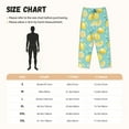 thumbnail image 3 of Logiee Yellow Lemon Print Women Pajama Pants,Comfy Pj Bottom with Pockets & Drawstring,Stretch Casual Sleepwear-XX-Large, 3 of 6
