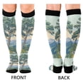 thumbnail image 4 of FORMRS Womens Knee High Socks Casual Long Thick Travel Daily Wear, 1 Pair, Beige Mountain, 4 of 6