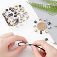 thumbnail image 6 of 60Pcs Slide Charms Stainless Steel Quick Connector Leather Rope Clips Large Hole Slider, 6 of 9