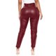 thumbnail image 5 of Pantalones de cuero de imitación para mujer Pantalones pitillo delgados de cintura alta MABOTO Pantalones de mujer, 5 of 7