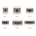 thumbnail image 2 of Moyic Electrical Distribution Boxes 2-4/3-6/5-8/9-12/7-10/13-16 Surface Mounted Case Wire Lighting Home Circuit Breaker Indoor Accesorios para electrodomésticos Blanco 180x240x90mm Moyic WJ3074-04, 2 of 6