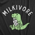 thumbnail image 2 of Milkivore Baby Bodysuit Funny Cute Milk Drinking Baby Dinosaur Jumper for Infants, 2 of 8