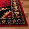 thumbnail image 3 of SAFAVIEH Vintage Hamadan Liana Oriental Runner Rug, Red/Black, 2'3" x 8', 3 of 8