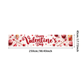 thumbnail image 3 of LUUFILx Valentine's Day Love Backdrop Cupid Heart Banner Wedding Party Decoration Celebration Photography Prop Romantic Background, 3 of 8
