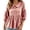 A Red, variant on Ndbuld Tops for Women Long-Sleeve Collar Button Pullover Top,Yellow,XXXL