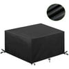 Extra Large Outdoor Furniture Set Covers, Waterproof Rain Snow Dust Wind Proof, Fits for 4 Seats Black