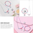 thumbnail image 3 of 1 Ensemble Collier Bracelet Chaîne de Cou Licorne pour Enfants, 3 of 4