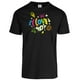 thumbnail image 1 of Playera de Hombre con Estampado Corazón Brillante en la oscuridad Retro Epoca de los 80´s Colores Fosforescentes | Diseños retro y vintage, 1 of 4