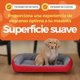 thumbnail image 3 of Cama para Perro PETS APPAREL HILLS Rojo Gris Resistente y Confortable con Relleno Suave, 3 of 7