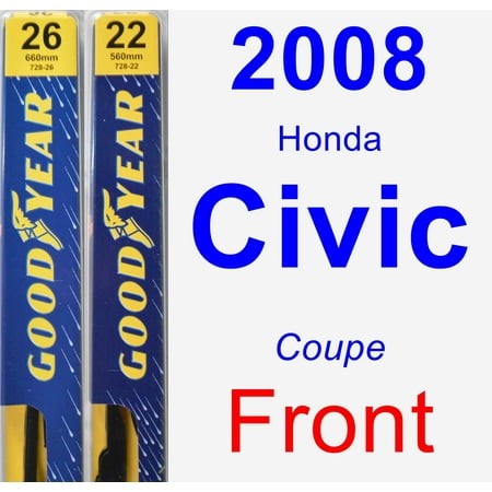 2008 Honda Civic Wiper Blade Set/Kit (Front) (2 Blades) -