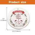 thumbnail image 4 of ViciArt Personalized Family Christmas Ornament, Custom Polar Bear, Ceramic Holiday Keepsake, 4 of 5