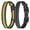 Black + Yellow, variant on Reflective Adjustable Replacement Strap for Dog Shock Training Bark Collar, Ultra Comfy Soft Breathable, Most of Electronic Training Collar (Black+Green)