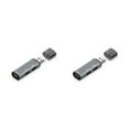 thumbnail image 4 of Tholdsy Mini estación adaptadora USB 2,0 de alta velocidad, divisor de transferencia de datos, accesorio de ordenador portátil de aleación de aluminio Gris 2piezas, 4 of 5