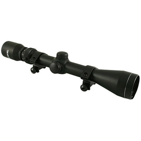 Tasco 3-9 x 40 Rifle Scope with Rings, Black