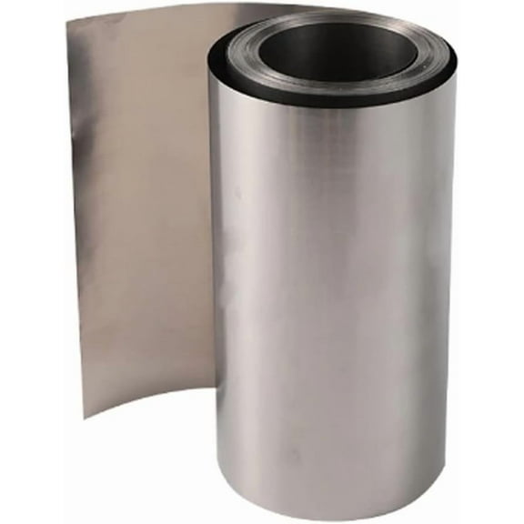 Gamvdout 1pc 304 Stainless Steel Fine Plate Sheet Foil 100mm X 1m Thickness 0.01-0.5mm Silver for Hardware Parts