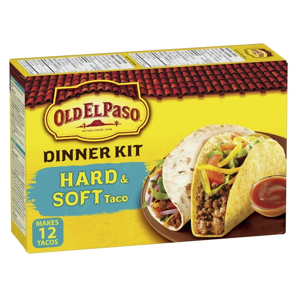 Old El Paso Hard & Soft Taco Dinner Kit, 340 g