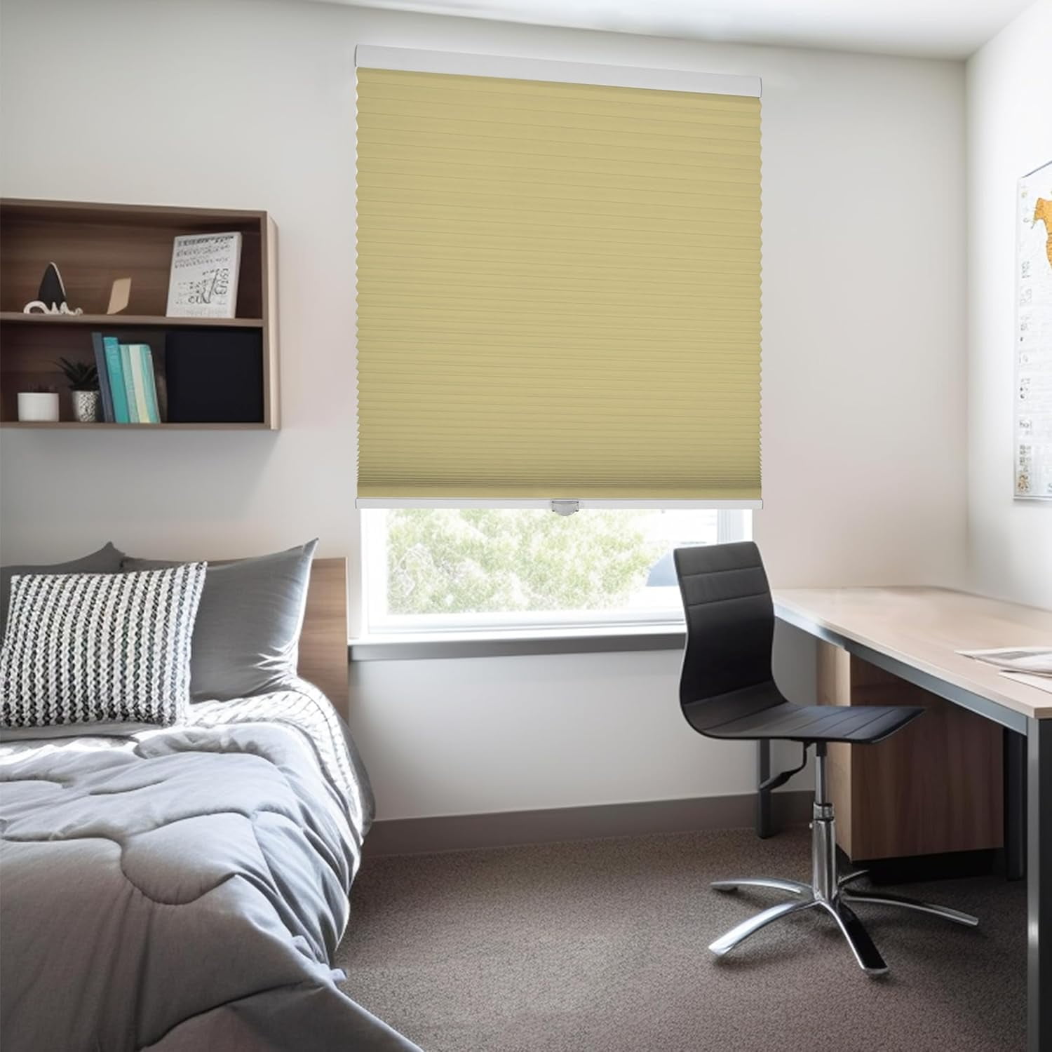 Chicology Vanilla Cordless Blackout Cellular Shades 29.5 in. W x 72 in. L