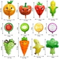 thumbnail image 7 of JUMRHFAN 12PCS Fruit Vegetable Foil Helium Mylar Balloons, Corn Carrot Orange Tomato Broccoli Strawberry Grape Banana Watermelon Kiwi Party Decoration Supplies for Baby Shower Birthday Christmas Kids, 7 of 7
