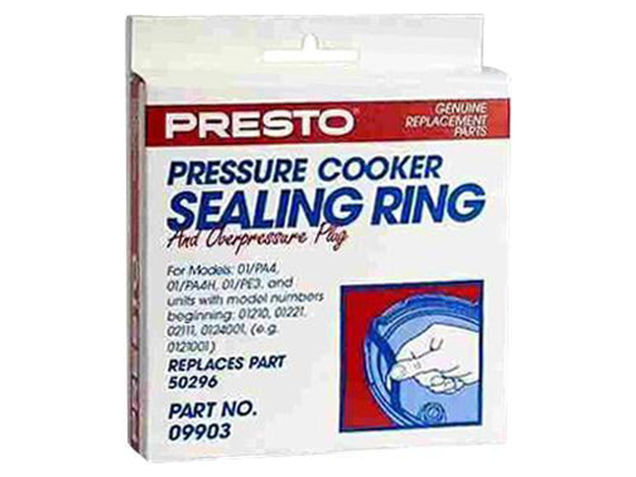 Presto Pressure Cooker Sealing Ring and Automatic Air Vent Walmart