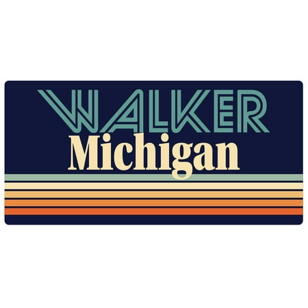 

Walker Michigan 5 x 2.5-Inch Fridge Magnet Retro Design