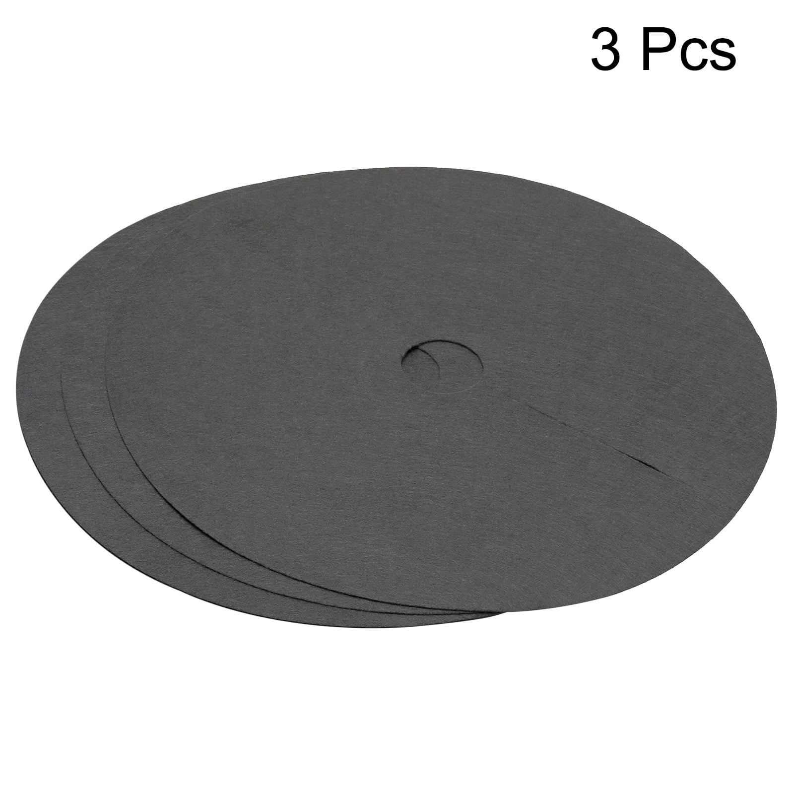 Uxcell 72cm Tree Mulch Ring Nonwoven Tree Protector Mat Plant Cover Black 3 Pack
