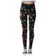 thumbnail image 3 of MKLEKYY Leggings push up para mujer, cómodos, informales, con estampado navideño, elásticos, de cintura alta, con estampado floral, para yoga, correr, fitness diario, 3 of 4