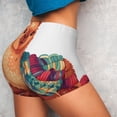 thumbnail image 4 of Fotbe Cozy Knitting Llama Shorts Sin Costuras – Shorts Deportivos de Cintura Alta para Mujer, Elásticos para Gimnasio, Yoga, Running o Ciclismo-Small, 4 of 8
