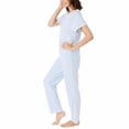 thumbnail image 2 of Lucky Brand Womens 4-Piece Terry Pajama Set,Plein Air,Large, 2 of 5