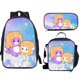 thumbnail image 1 of Juego de mochilas escolares Lankys boxes con bandolera, 3 unidades, 1 of 1