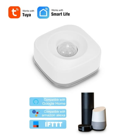 WIFI PIR Motion Sensor Wireless Passive Infrared Detector Burglar Alarm Sensor Tuya APP Control Compatible with Home IFTTT Smart