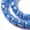 Dodger Blue, variant on U8MO 50pcs 10mm Faceted Barrel Electroplate Opaque Glass Beads Crystal Loose Spacer-Green