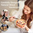 thumbnail image 2 of 6 PCS Wooden Spoons for Honey, 6.7 inch Small Wooden Spoons - Terrific for Tea, Coffee & Soup, Little Wooden Serving Table Spoons Set, Bulk Bamboo Tea, 2 of 5