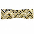 thumbnail image 1 of Ethnic Headband, Native Motif with Rhombus Pattern Dots and Chevron Waves Print, Elastic and Soft Women's Bandana for Sports and Everyday Use, Grey Red Coconut, by Ambesonne, 1 of 3