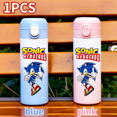 thumbnail image 3 of Sonic The Hedgehog - Vaso de agua aislado de acero inoxidable de gran capacidad para niños, color degradado, 420 ml, portátil, para deportes al aire libre, 3 of 5