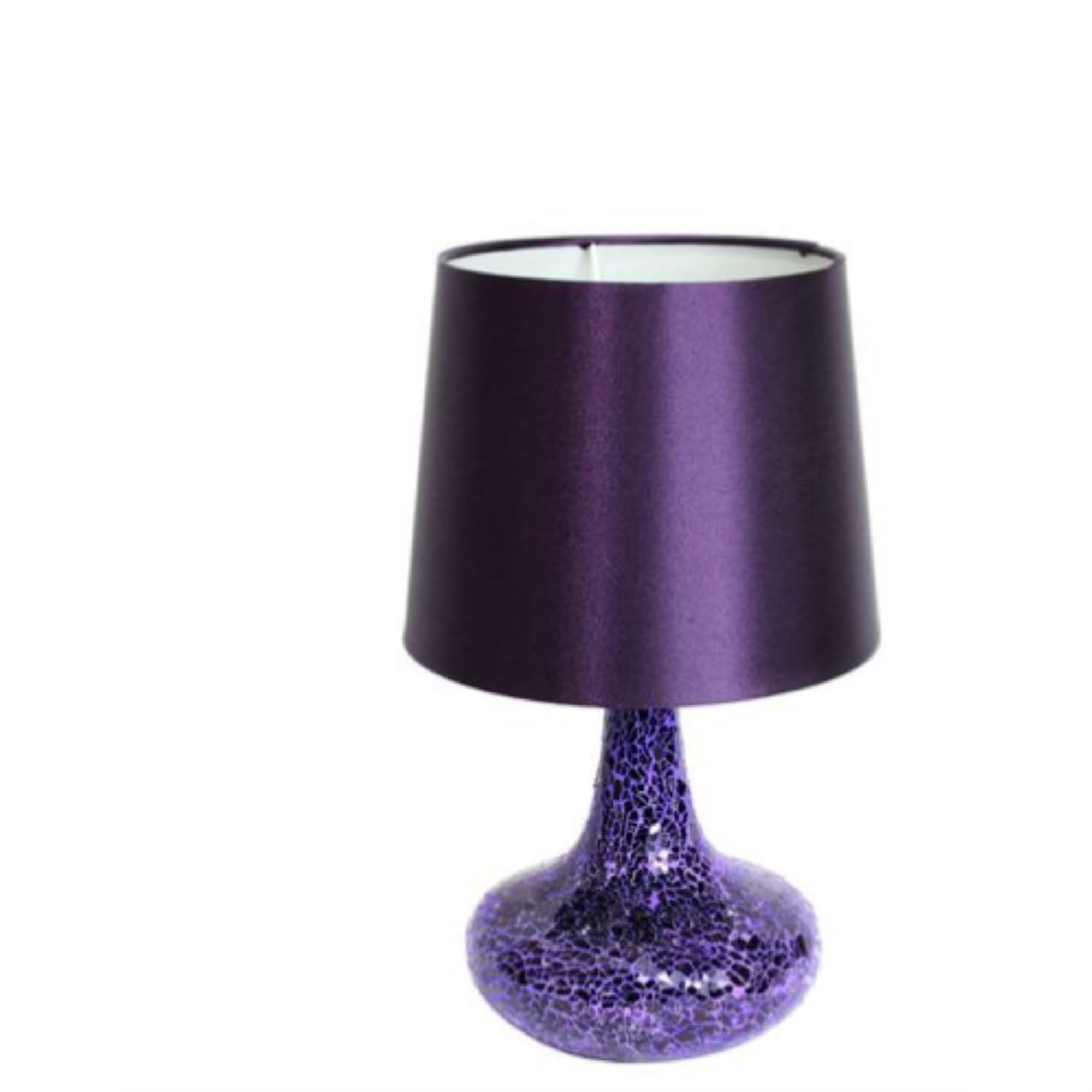 BEADED SHADE FOR WINDOW TABLE NIGHT LIGHT ELECTRIC CANDLE SHADE LILAC LAVENDER 
