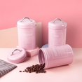 thumbnail image 4 of Metal Kitchen Canister Set Coffee Tea Sugar Tins Containers Food Storage Jars Bottles 1200ml Capacity, 4 of 9