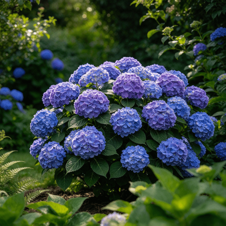 Hydrangea, Shade‑Tolerant Garden Plant, Easy to Grow, Low Maintenance ...
