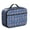 Football Text Blue, variant on Football Field Green Pattern Insulated Lunch Bag Teens,Bento School Lunch Bag for Teens for Work,Picnic or Travel 10.6x7.7x4.3 Inches,12 Can Capacity
