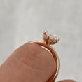 thumbnail image 4 of solitaire jewels 2CT Compass Setting Marquise Moissanite Solitaire Engagement Ring For Women, 18K Rose Gold, 4 of 5