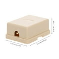 thumbnail image 2 of CUITING Rj12 Câble Prise de Téléphone Plaque de Couverture Boîte de Distribution Téléphonique, 2 of 8