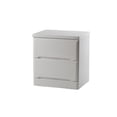 thumbnail image 2 of Commode de Nuit 2 Tiroirs MSW Motif SK (Blanc), 2 of 5