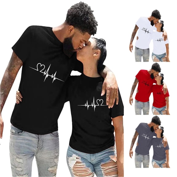 Ulitacool Women'S T Shirts Crewneck Short Sleeve Graphic Prints Tops Trend Clothes 2Xl Black