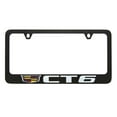 thumbnail image 2 of Cadillac CT6 Zinc License Plate Frame with Glossy Black Finish (2 hole), 2 of 3