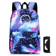 SKL Galaxy School Backpack Bookbag Casual Daypack Travel Laptop Backpack for Girls Women Teenagers